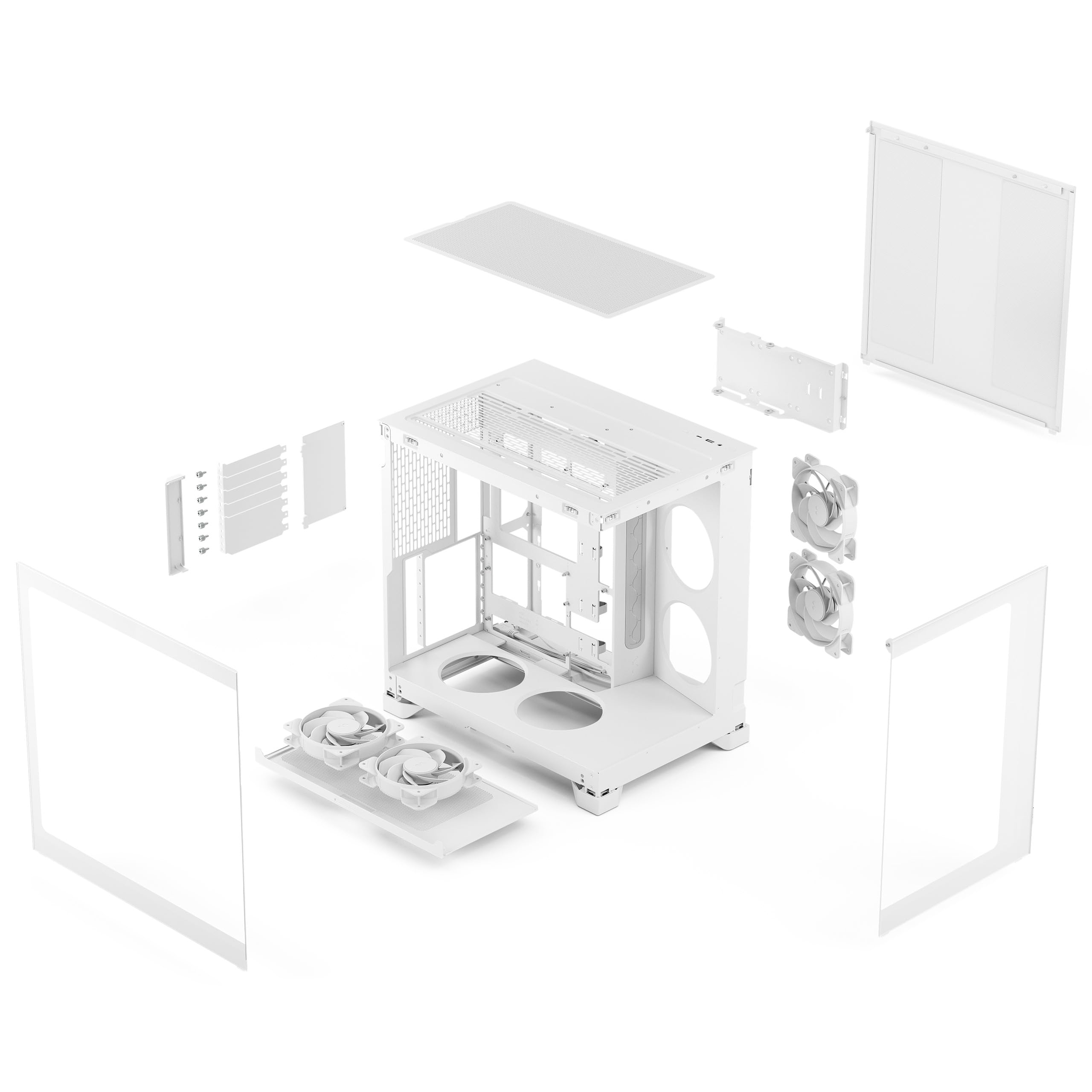 Fractal Design Pop 2 Vision White RGB Caja PC Gaming Doble Cámara ATX