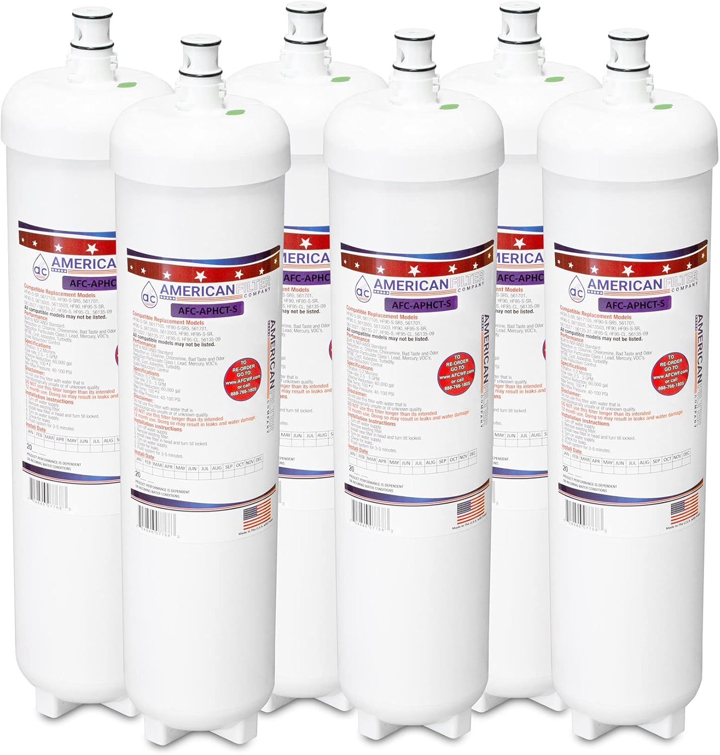 American Filter Company® Model # AFC-APHCT-S, Compatible with 3M (R) HF90-S-SR Replacement Water Filter Cartridge