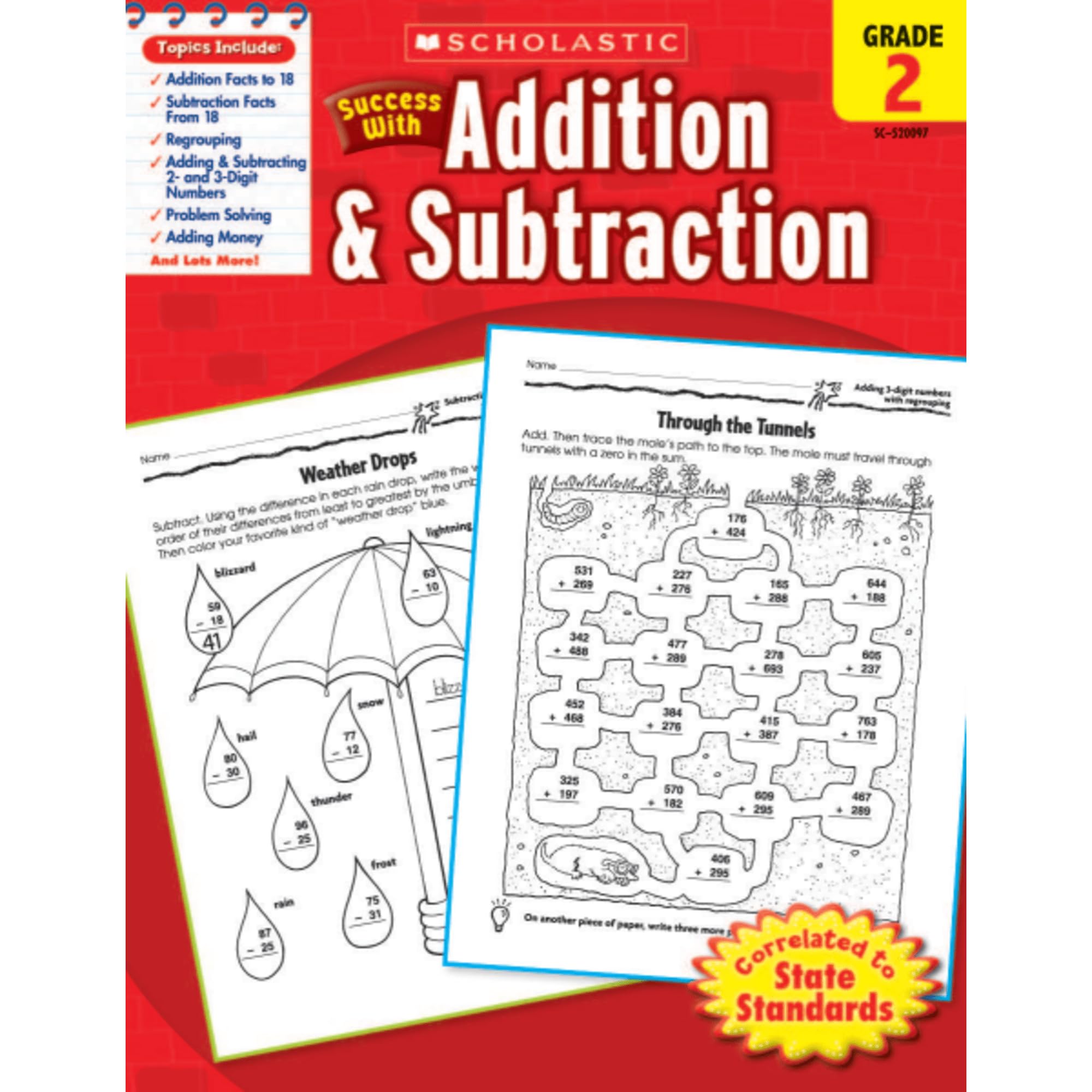 Scholastic Success with Addition & Subtraction, Grade 2 (Success With Math)
