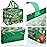 Aviski 4PCS Christmas Gift Bags,Christmas Tote Treat Bags with Handles, Bags, Non-Woven Bags for Gifts Wrapping Shopping, Xmas Party Supplies