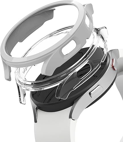 Ringke Carcasa delgada 2 unidades compatible con Samsung Galaxy Watch 4 de 1.575in, bisel Watch4 solo marco Cubierta rígida de policarbonato