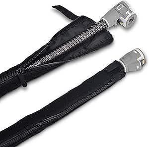 Healvaluefit 6.4ft CPAP Hose Cover for ResMed ClimatelineAir AirSense 10 &amp; 11, CPAP Tube Cover Cat Proof, Double-sided Hose Wrap Full Zipper for Heated Tubing