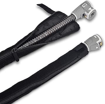 6.4ft CPAP Hose Cover for ResMed ClimatelineAir AirSense 10 & 11, CPAP Tube Cover Cat Proof, Double-sided Hose Wrap Full Zipper for Heated Tubing