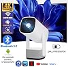 ROBEVE Full HD 1080P Rechargeable Projector - Giant Screen, Wifi Connection, Ready Android Board, HDMI/USB Input, Home Cinema System