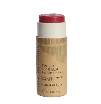 Tinted Lip Balm Rose Gold | Vegan, Plastic-Free, Long-Lasting, Organic, Zero-Waste 0.28 OZ