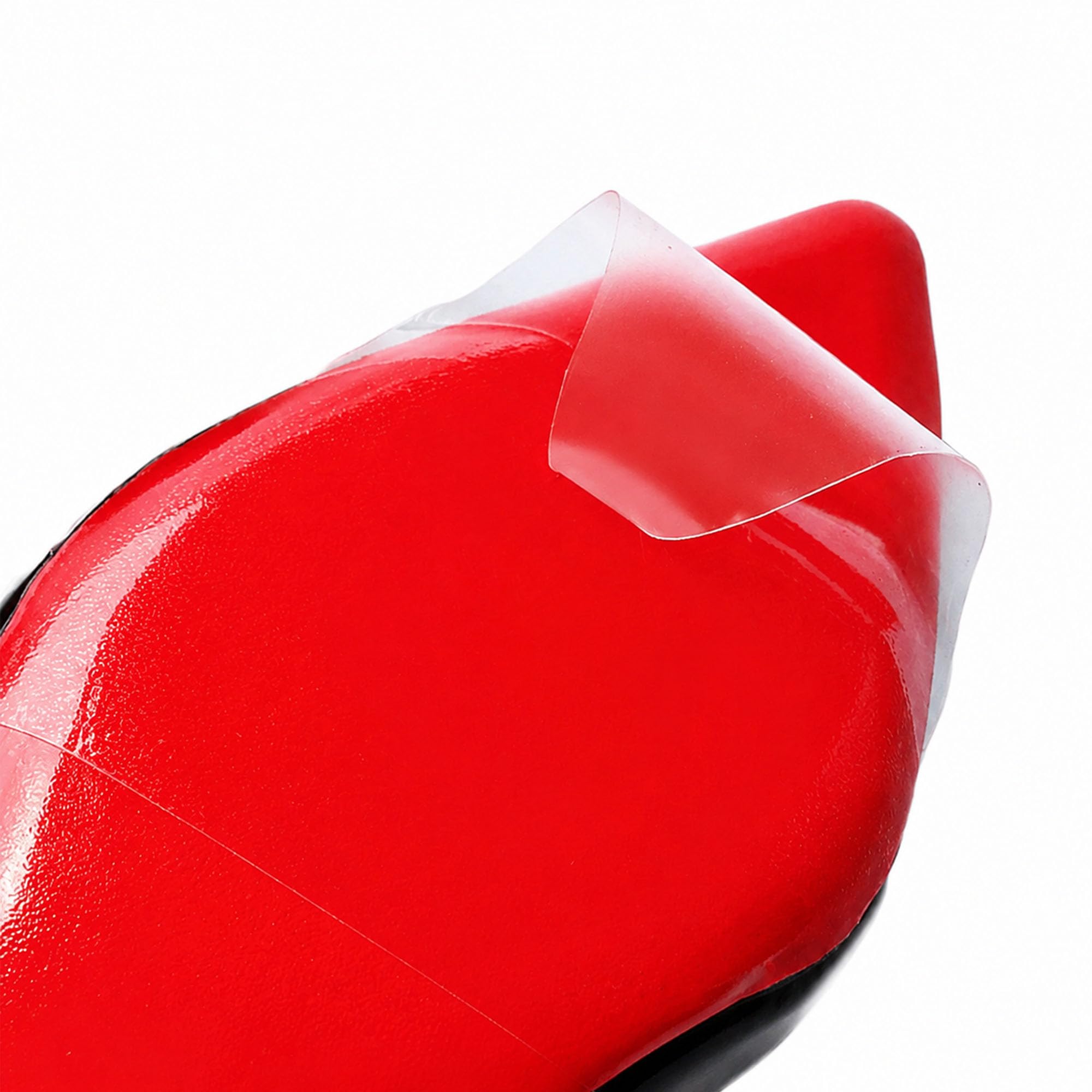 Yuwe Sole Protector - Clear Red Bottom Protector Compatible with Christian Louboutin Shoes Anti-Slip Shoe Grips | Red Bottoms Sole Sticker 4.5in*5.5in 4 Count