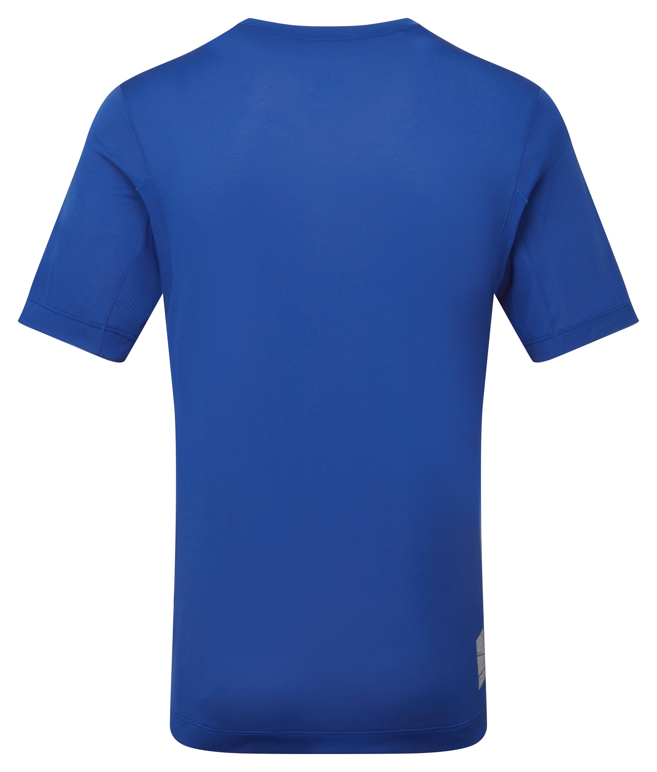 Ronhill Running Tech S/S tee para Hombre, Cobalto Oscuro/Verde flúor, Talla M
