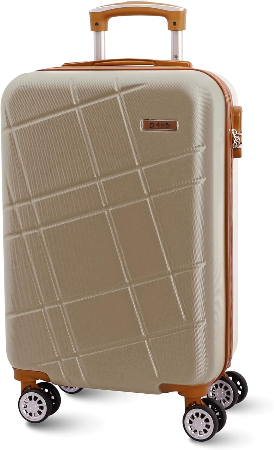 El Caballo – Trolley bagaglio a mano 55 x 40 x 20 cm | Valigia bagaglio a mano Ryanair | Custodia mediamente rigida | Carrello da cabina