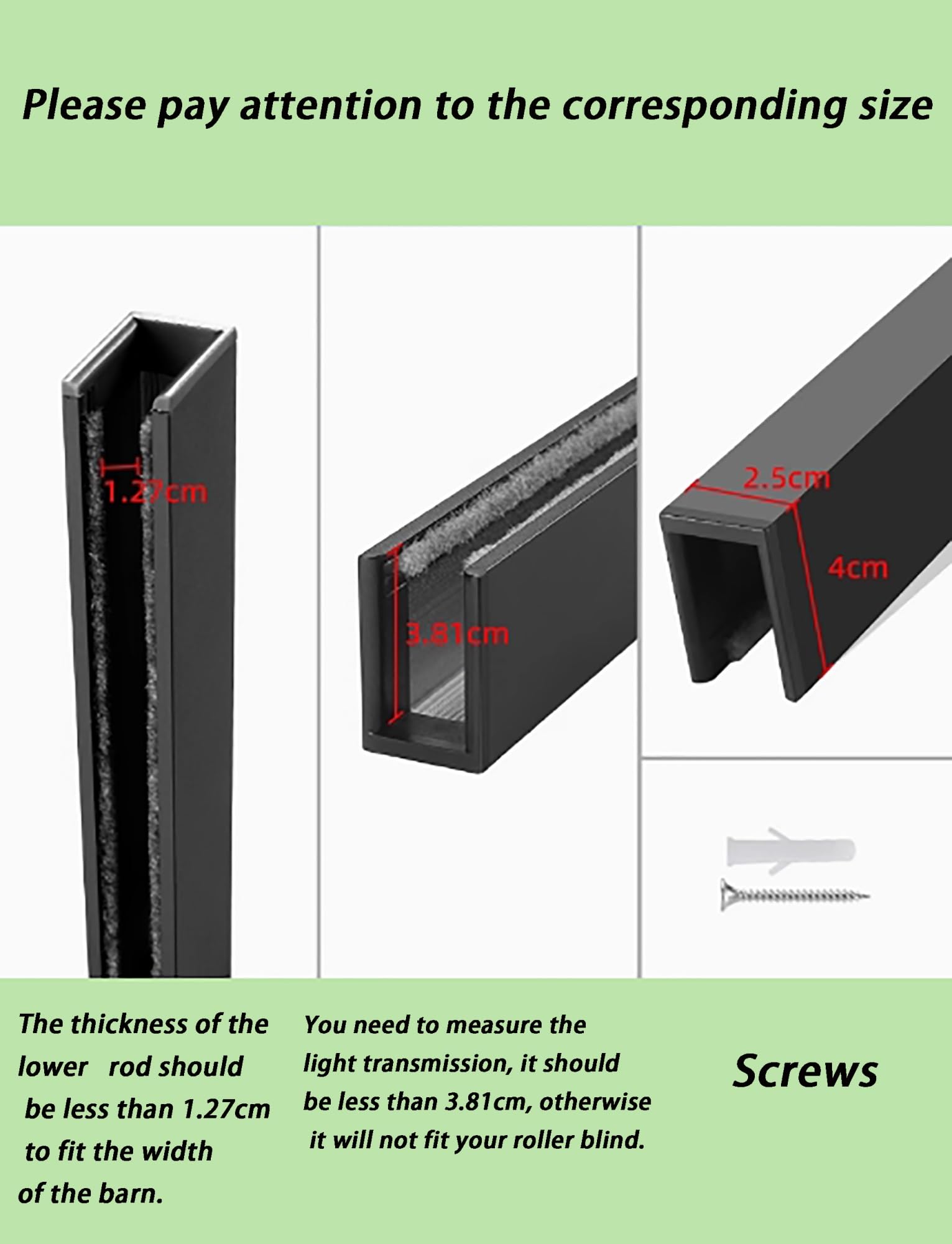 Listwy blokujące światło ze stopu aluminium, 240 cm, czarne, 240 cm, blokujące szczeliny okienne do Roller Bli, skuteczna uszczelka świetlna do sypialni, szyn bocznych, redukcja hałasu, 2 szt