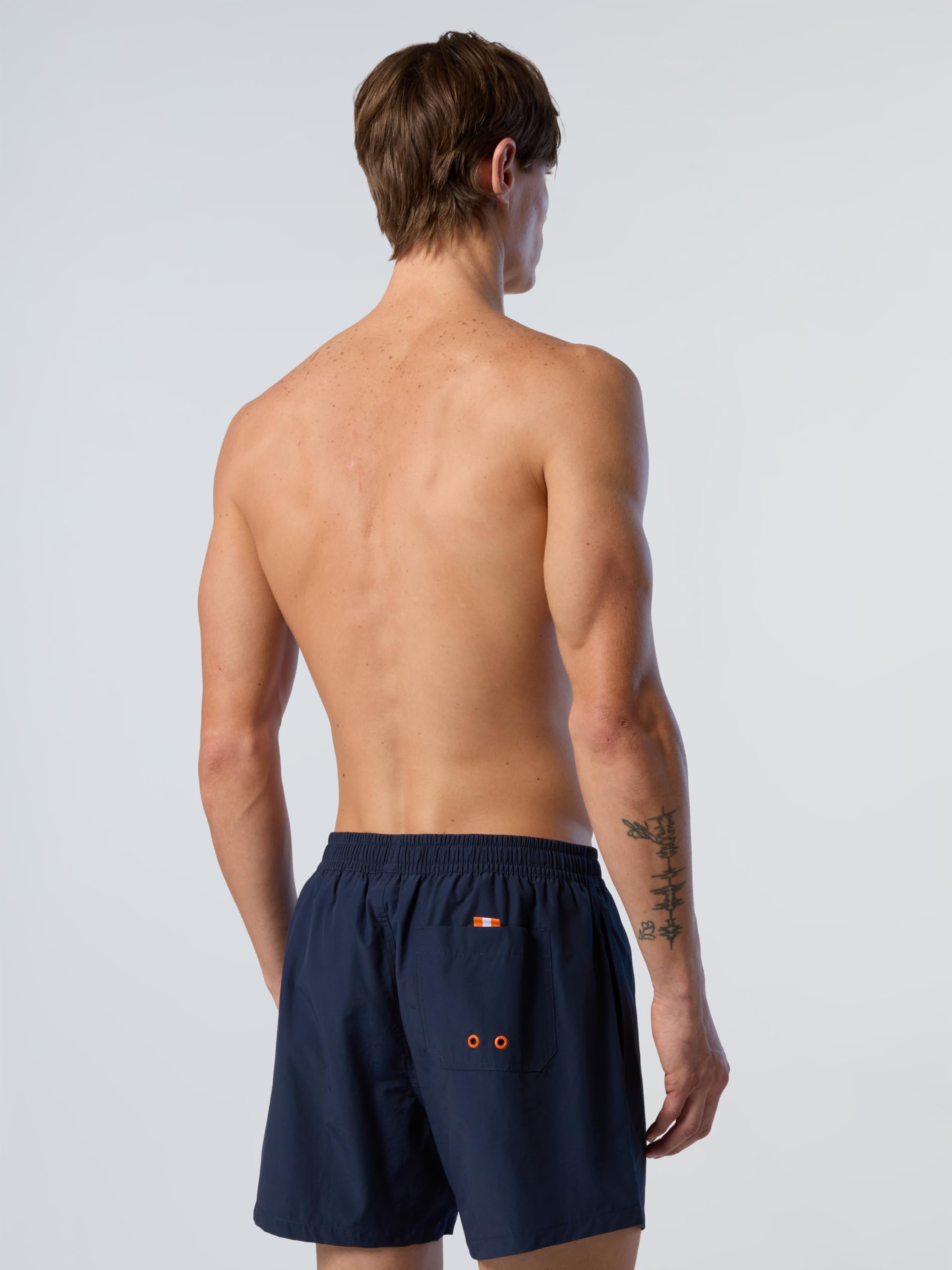 NORTH SAILS Boxer Mare Uomo in Cotone e Nylon Riciclato con Logo
