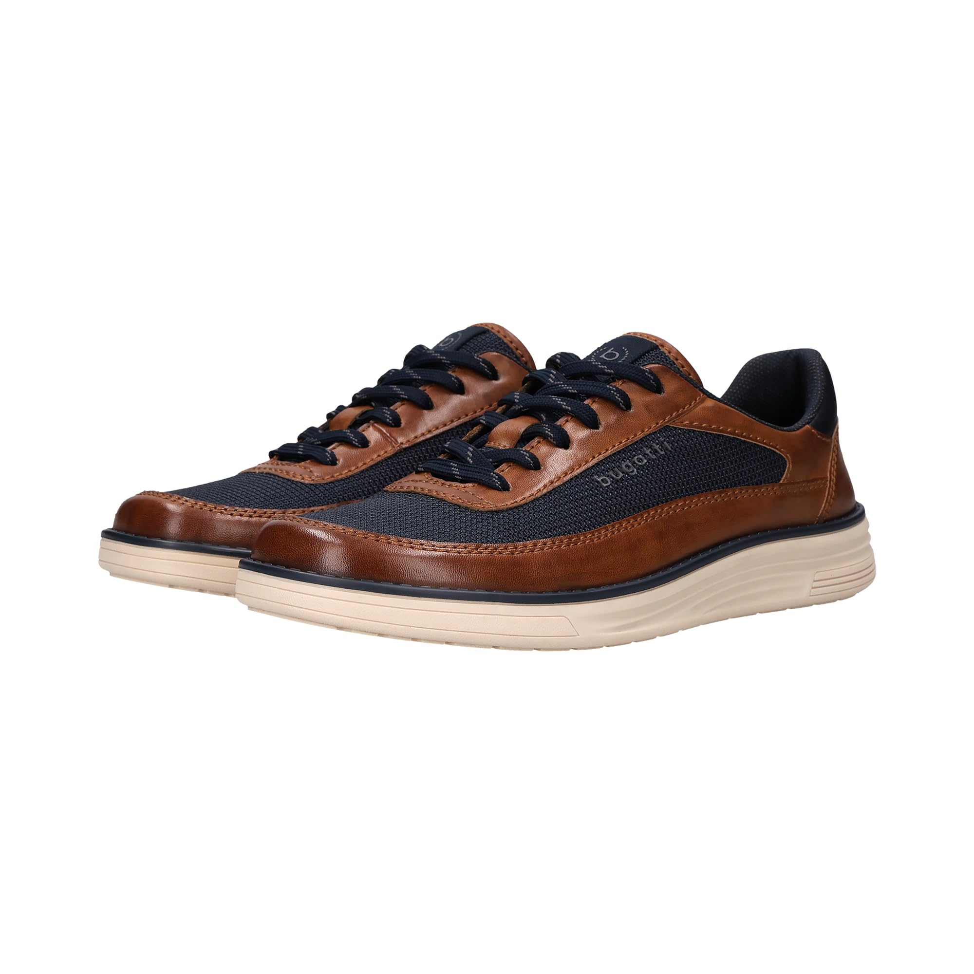 Bugatti Men's Trainers, 323-AX90-cognac/dark Blue, 42