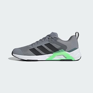 adidas Men's Dropset Control Trainer Shoes Grey Core Black Lime Burst 47 1 / 3 UK
