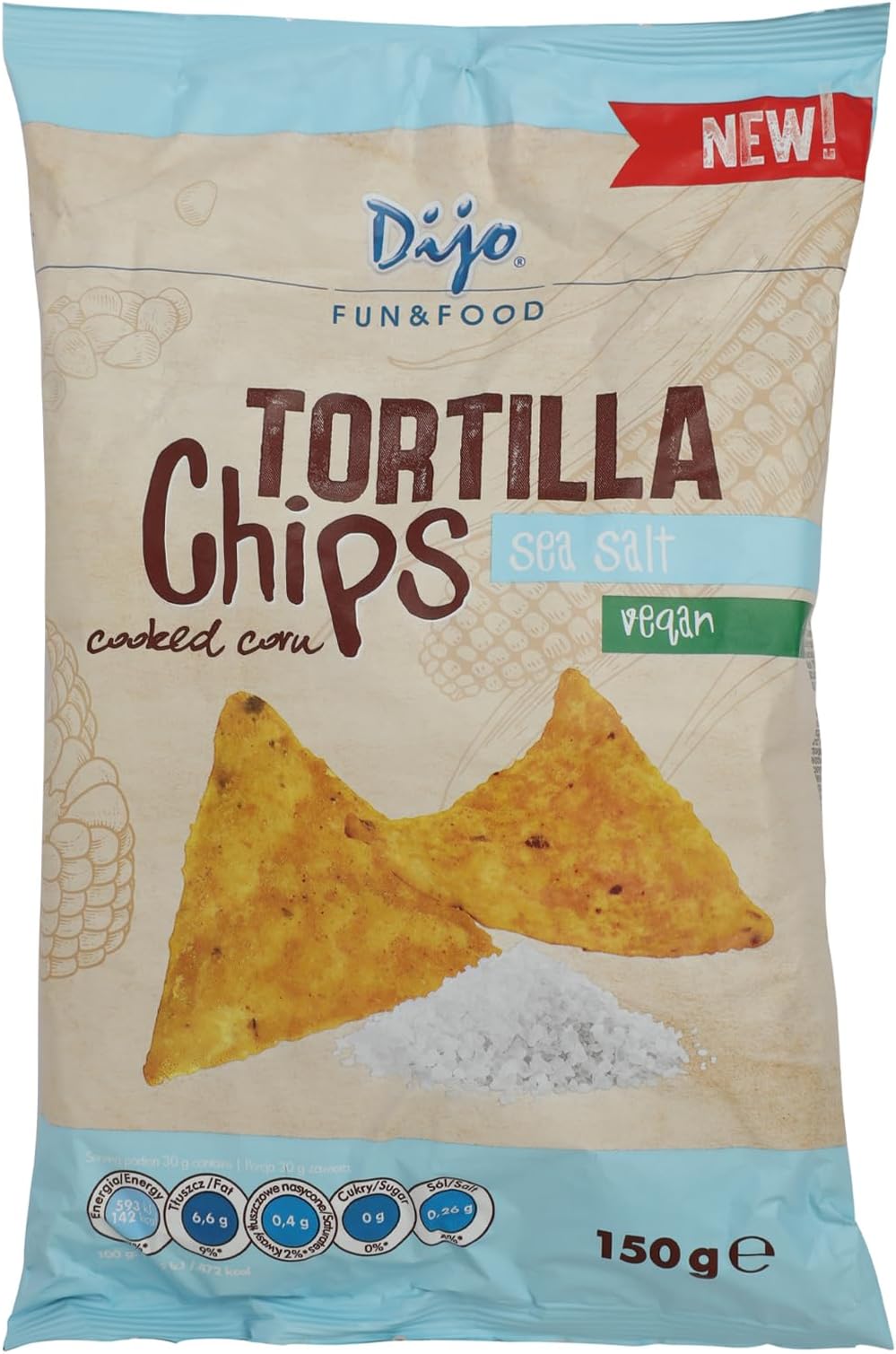 Dijo Salted Tortilla Chips 10 x 150 g