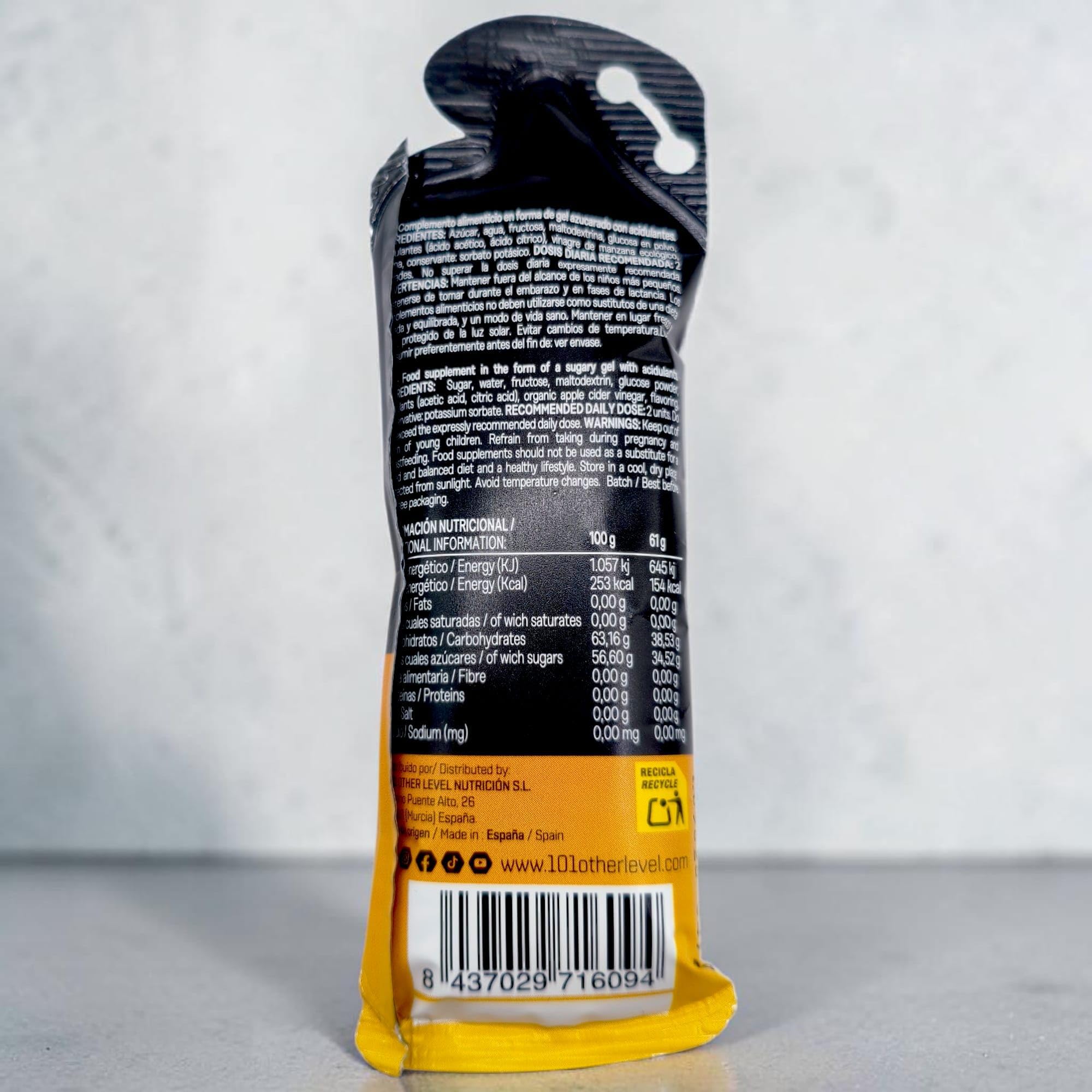Shot No Kramp Pack 24 Geles de 61 gr - Sabor Energy - Anticalambres Musculares Líquido para Ciclismo, Running y Trail - Electrolitos de Rápida Absorción