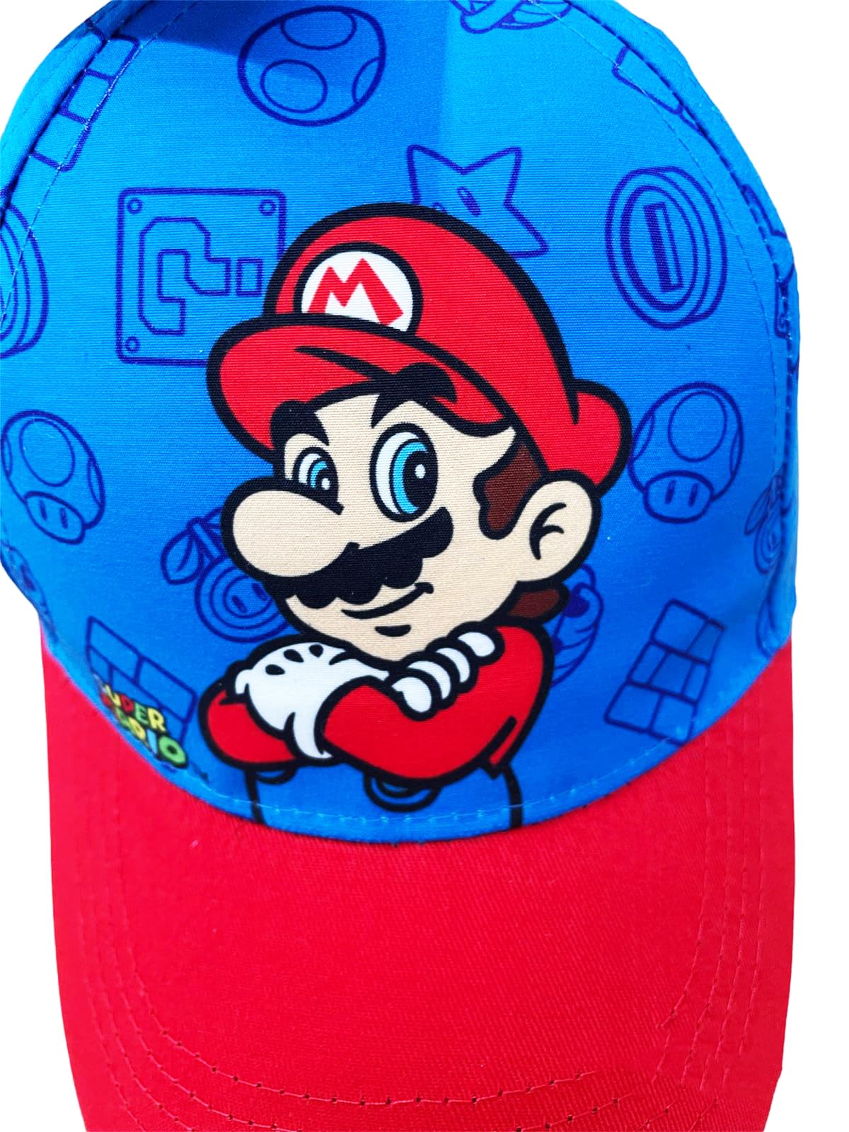 Cappello Super Mario. Cappellino per Bambini. Cappello da Baseball con Visiera.