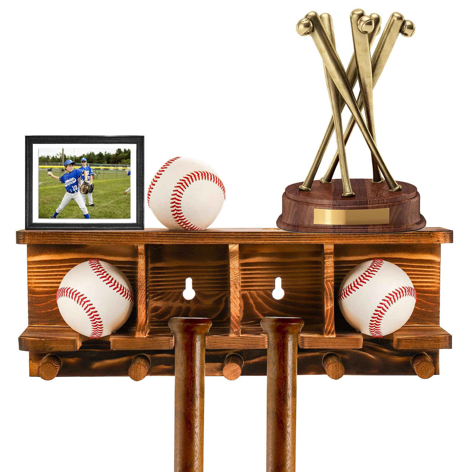 Support batte de baseball bois présentoir idéal pour offrir aux fans de sport