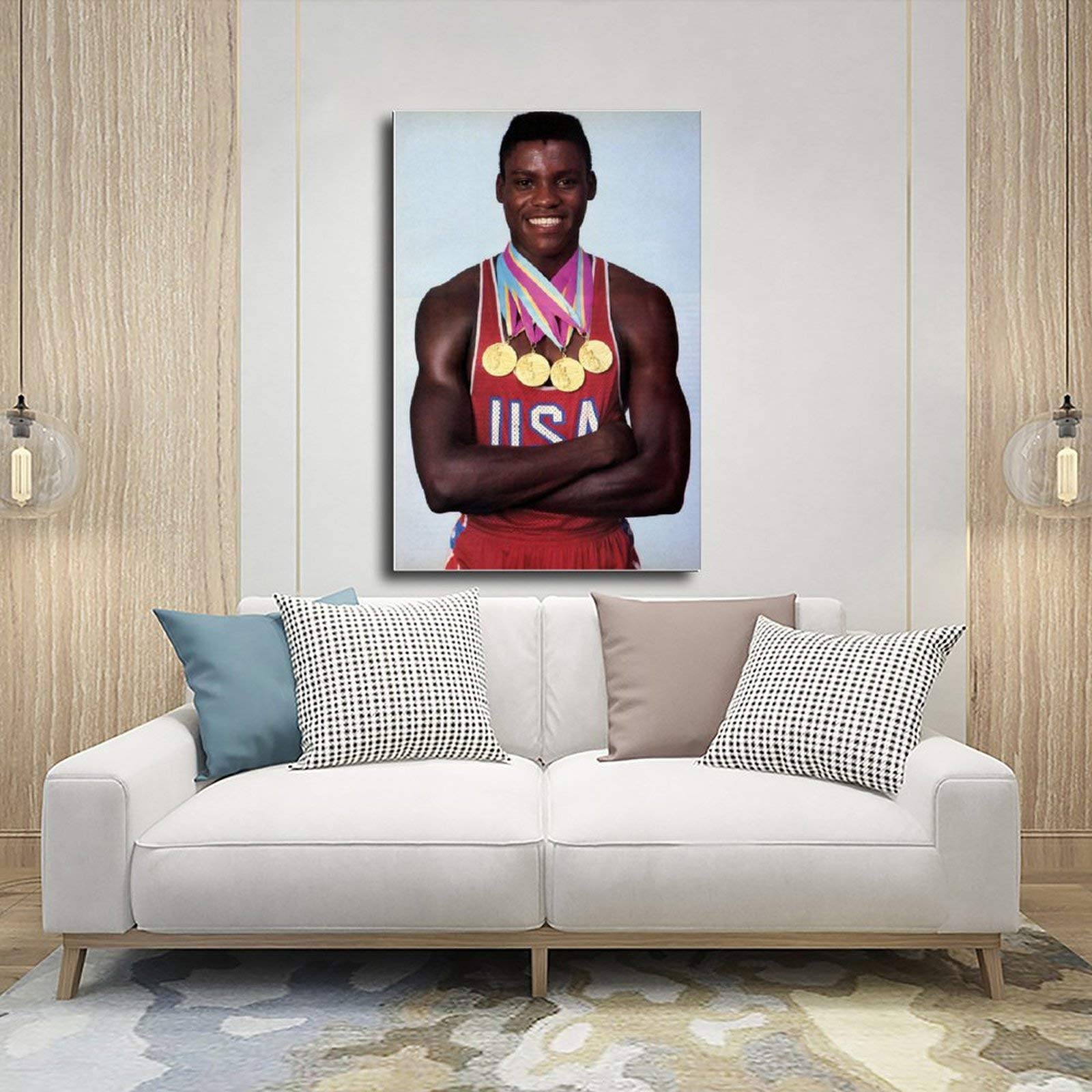 Amazon｜陸上競技選手カールルイス壁の装飾絵画スポーツポスター2