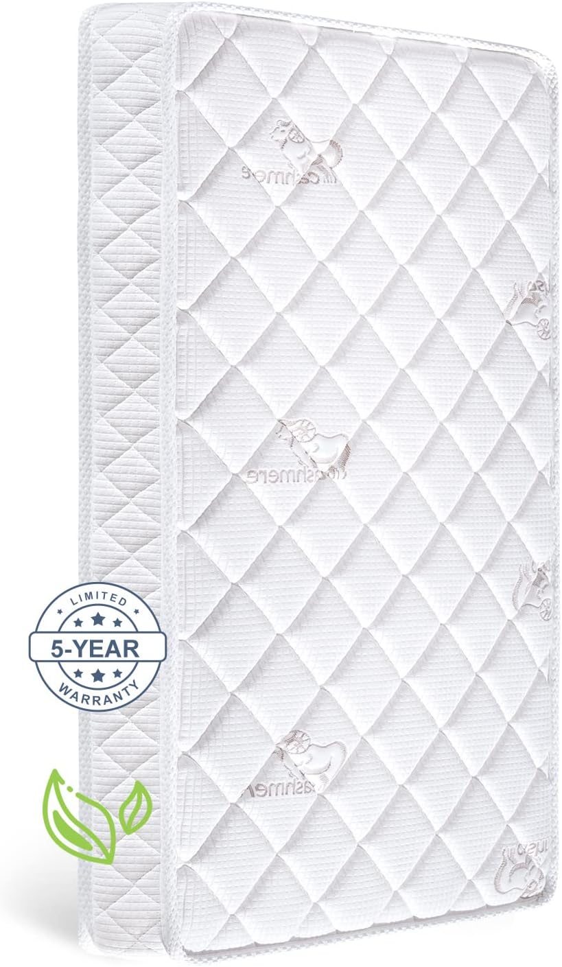 Premium Foam DualSided Crib & Toddler Mattress,100