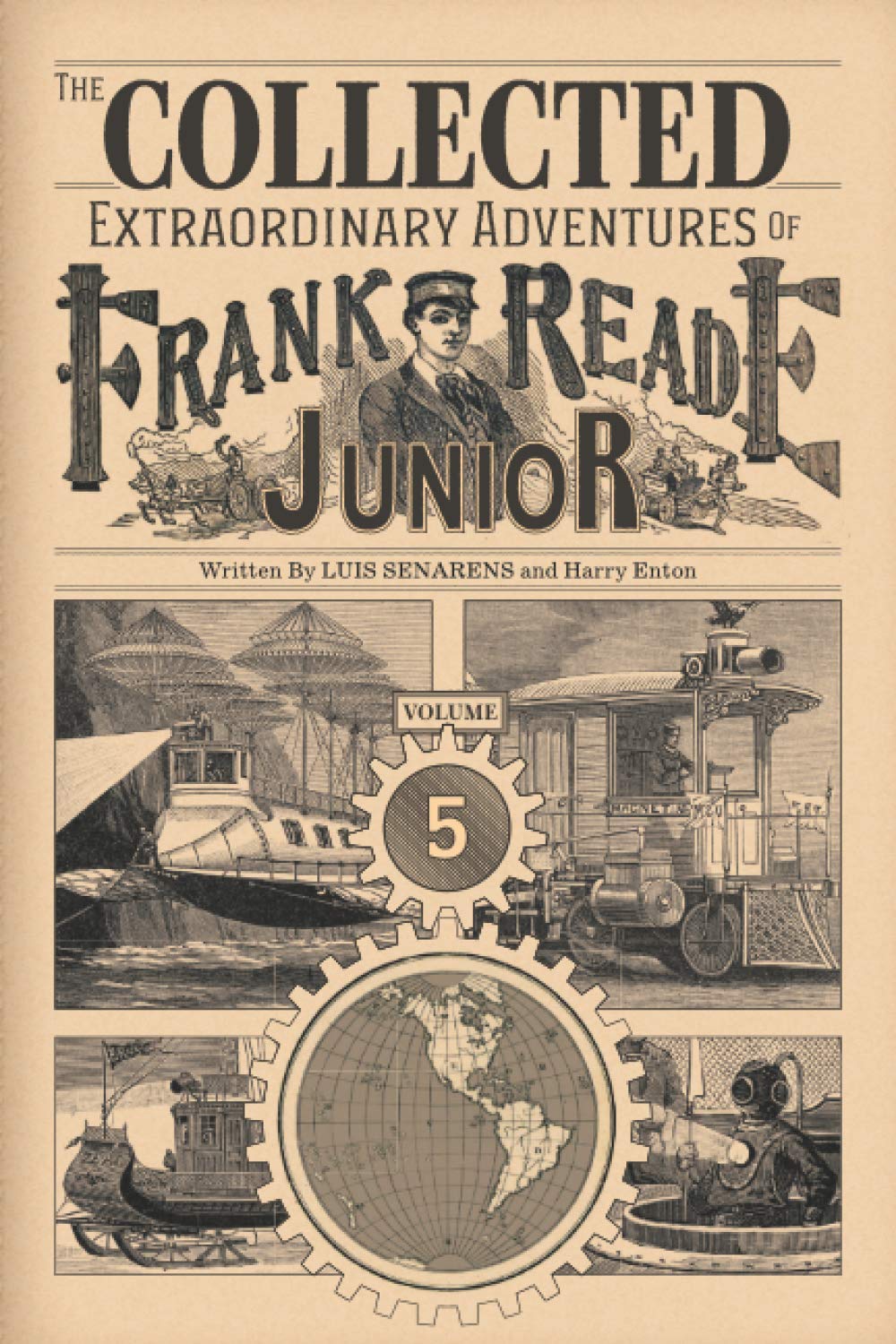 Cover of The Collected Extraordinary Adventures of Frank Reade Junior: Volume 5