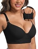 Push Up Back Smoothing Bras for Women Full Coverage T Shirt Brasieres