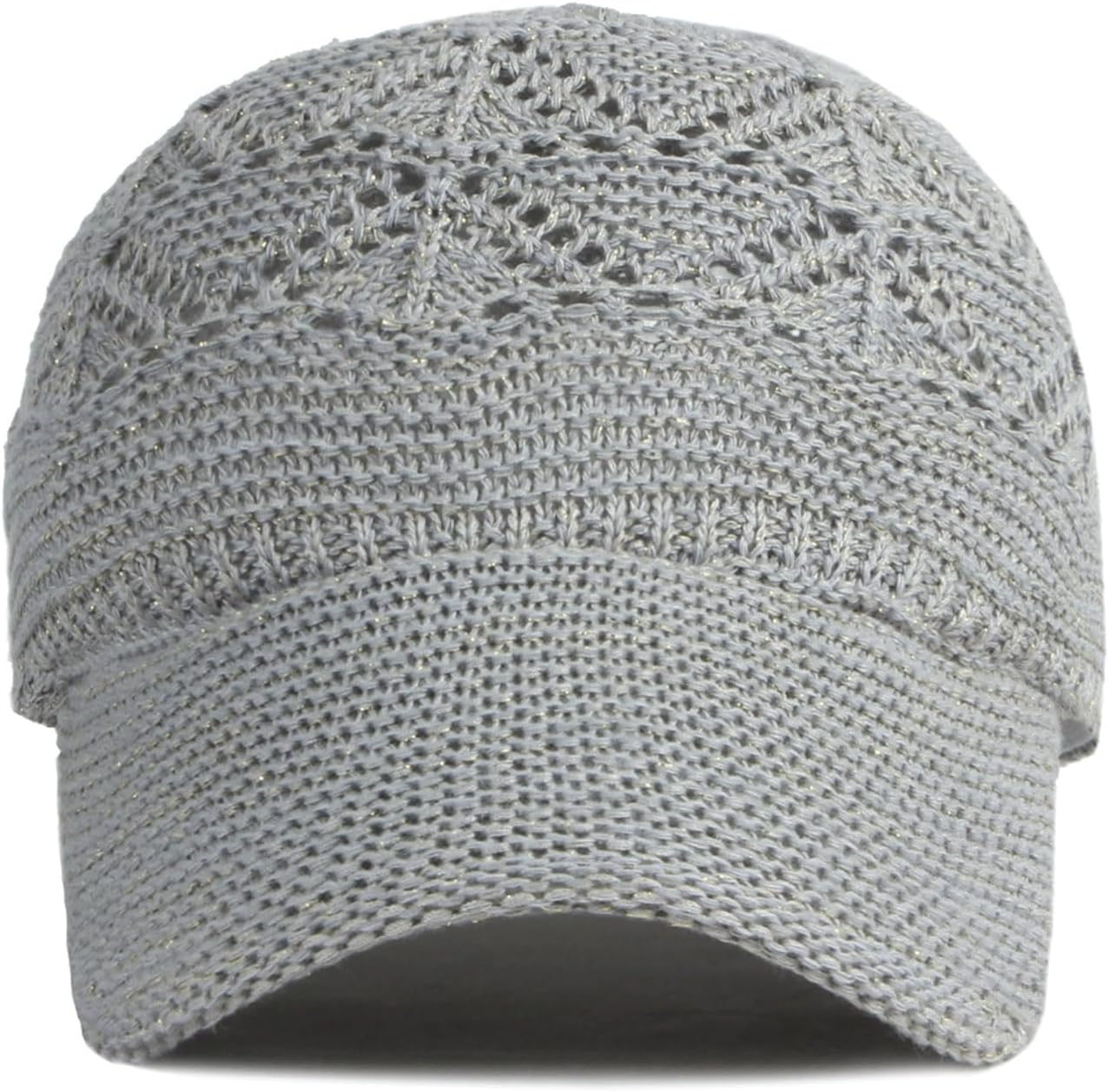 FASHIXD Knit Mesh Baseball Cap for Women Summer Yarn Trucker Hats Breathable Outdoor Hat