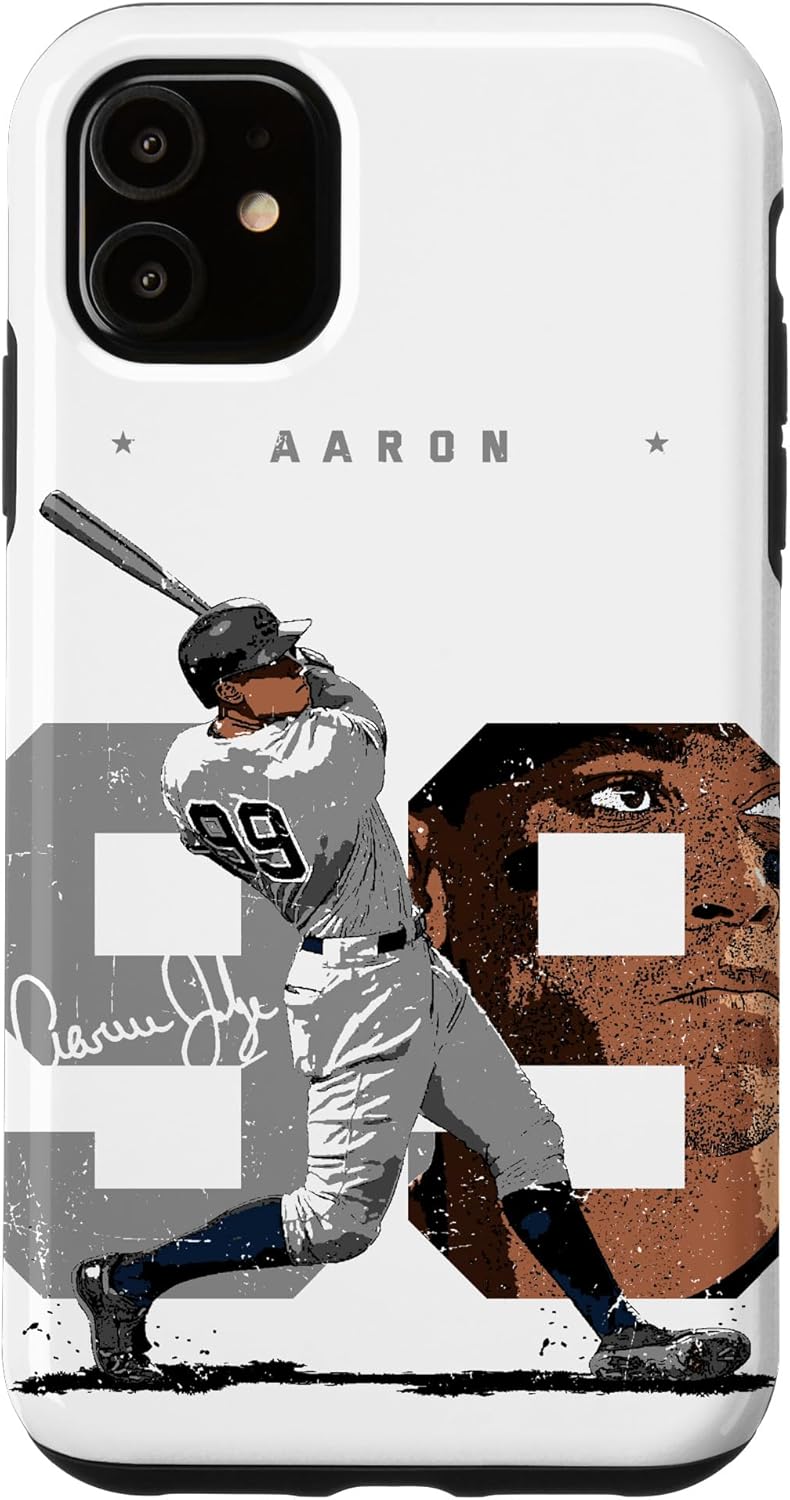 Aaron Judge Number Portrait Baj New York MLBPA Case for iPhone 17