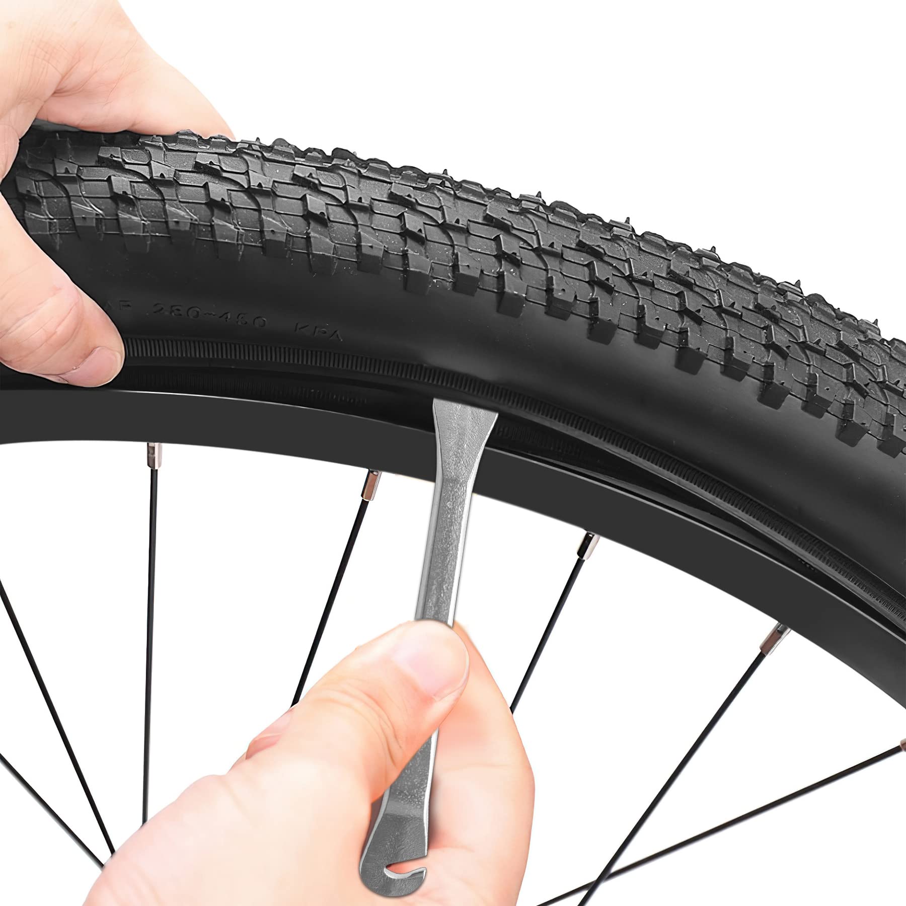 Leve Pneumatici Pedro’s – Set 2 Leve Verdi Per MTB E Bici – Robustissime In Polietilene – 111 Mm