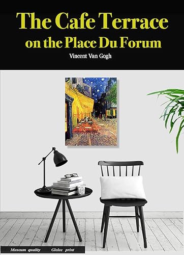 Miniatura 2 de Eliteart- The Cafe Terrace on The Place Du Forum por Vincent Van Gogh Reproducción de pintura al óleo Giclée arte de pared impresiones en lienzo