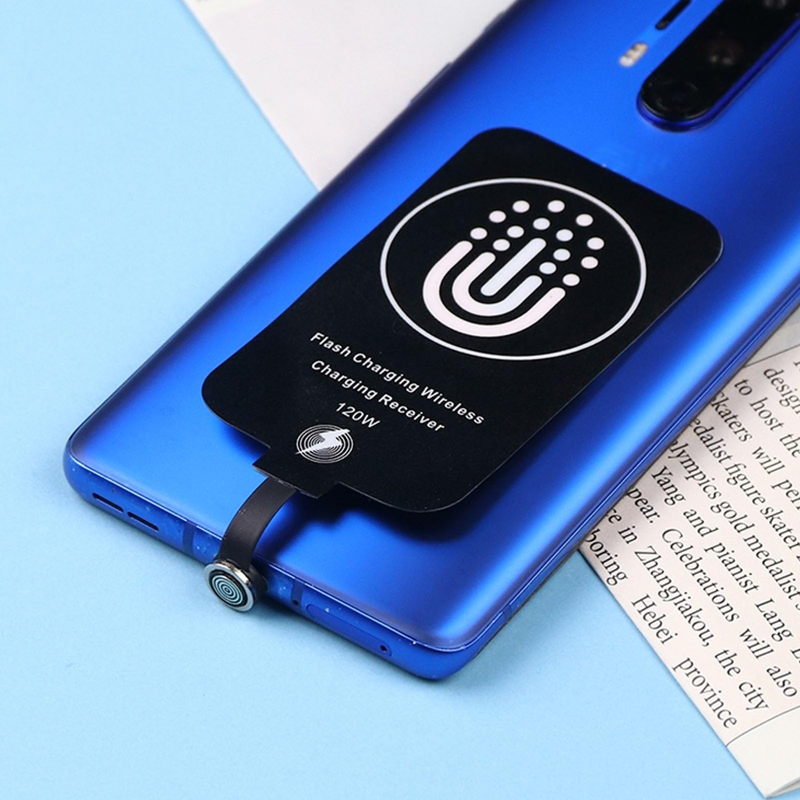120W Typ C Kabelloser Ladeempfänger - Dünner, Leistungsfähiger USB C Wireless Charger