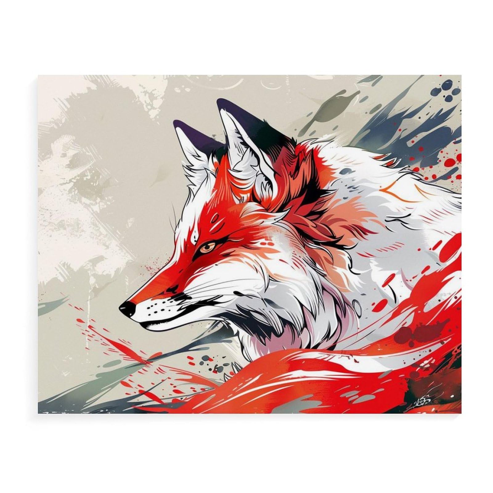 油彩画 人物と動物 Amazon | ライオンの水彩画アート 数字油絵 動物の手描き