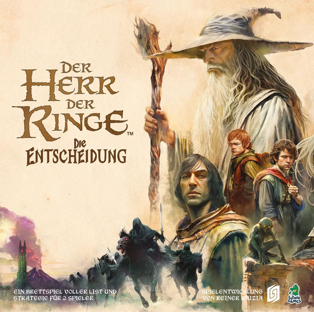 Le Seigneur des Anneaux : La Décision - Jeu de stratégie asymétrique pour 2 Personnes dans la Lutte pour la Terre du Milieu | Allemand | À partir de 13 Ans | ELZNIR Games