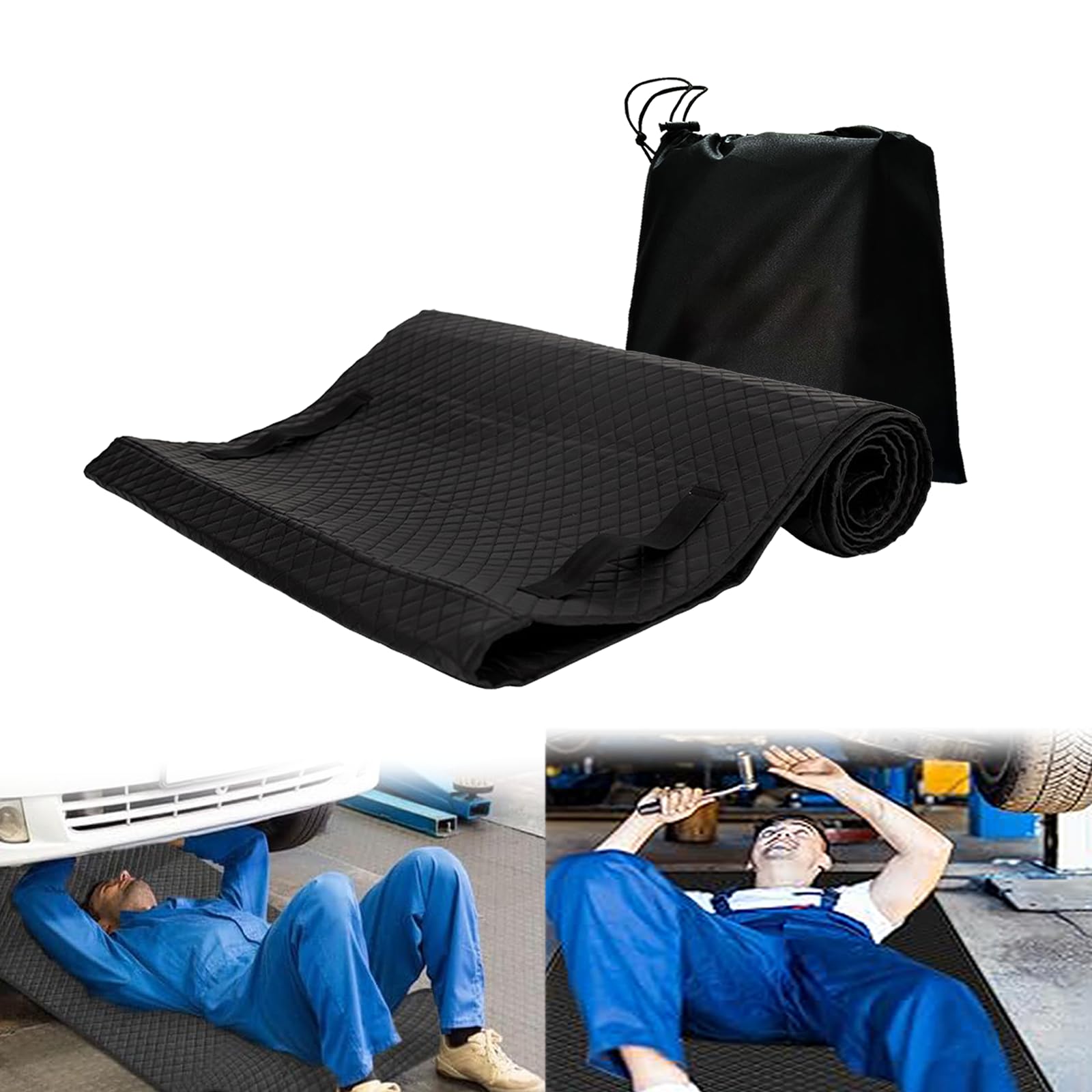 Amazon.com: QVIKPMU 60''x28'' Mechanic Mat for Ground Rolling Mat
