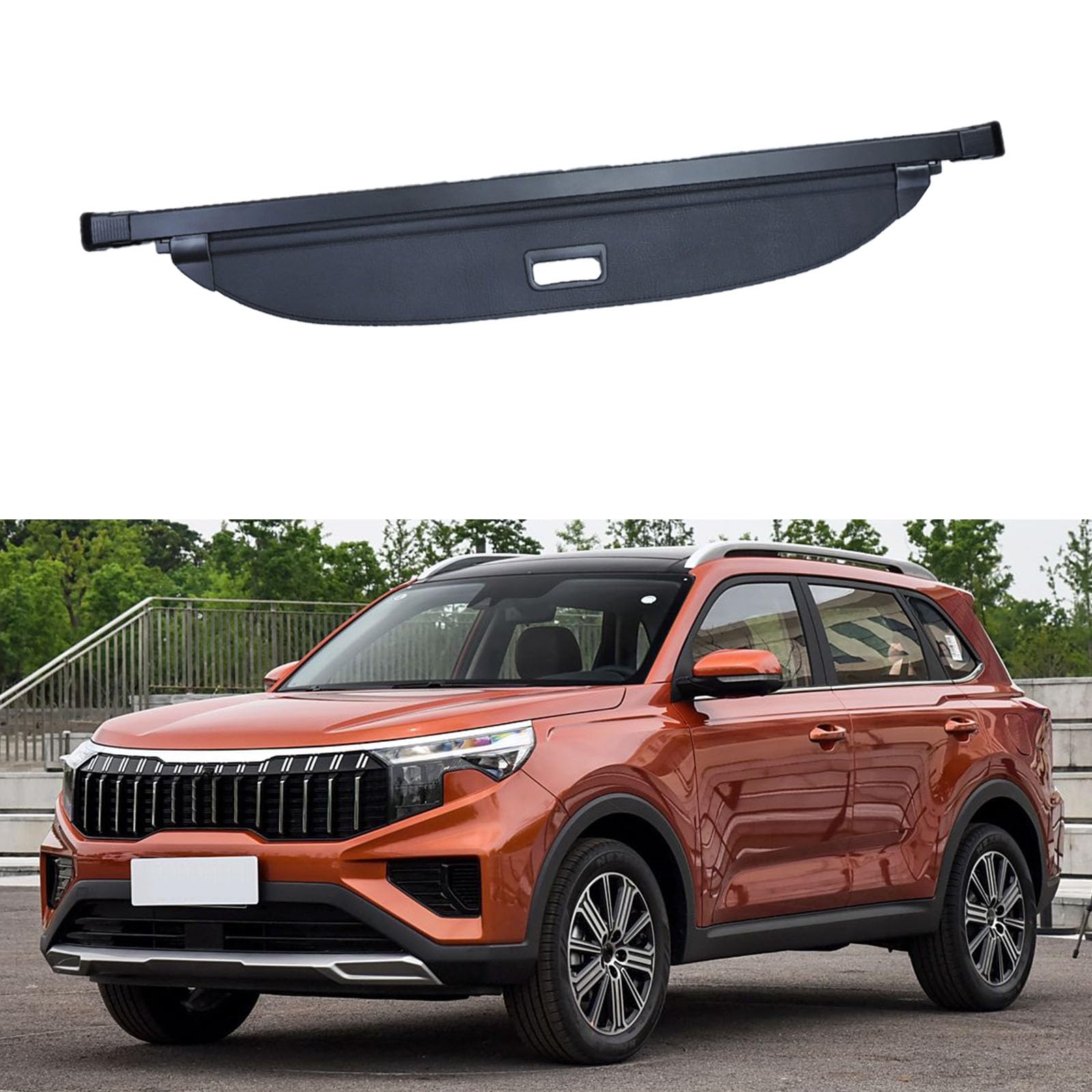 SXLGDW Car Retractable Rear Trunk Parcel Shelf,Compatible with KIA Sportage Ace 2021-2023,Car parts