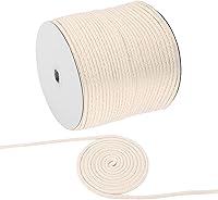 IHDYPPEW 3/16 Inch Cotton Clothesline Rope 500 Ft - Soft White Outdoor Laundry Line for Clothes, Crafts & Gardening