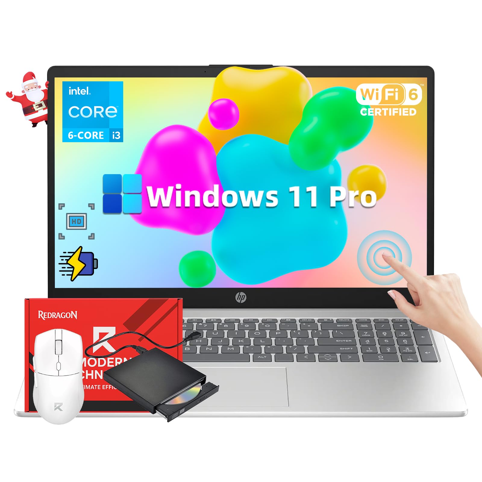 Amazon.com: HP 2025 Essential Touchscreen Laptop - Win 11 Pro • AI