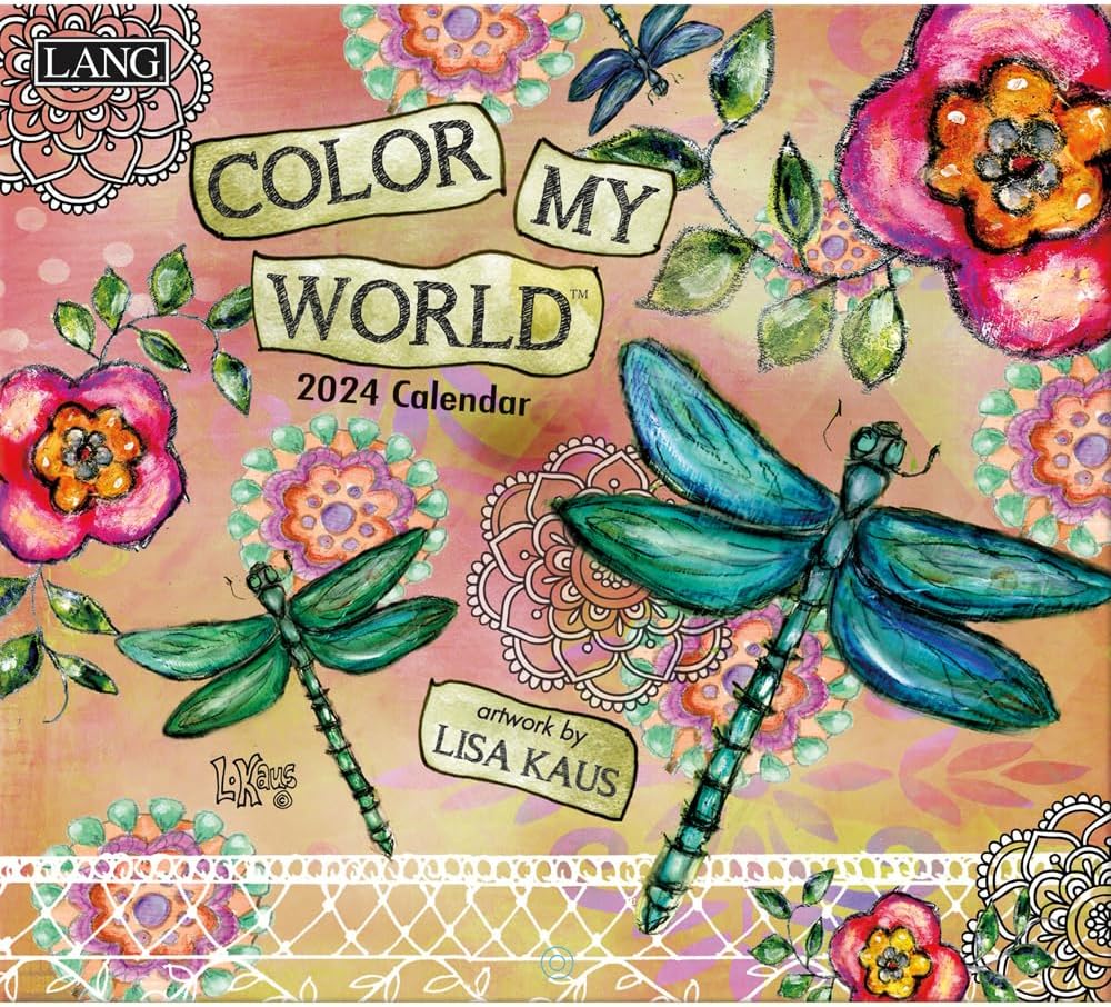 2024 Wall Calendar [12 pages 8"x12"] In Fairyland Vintage