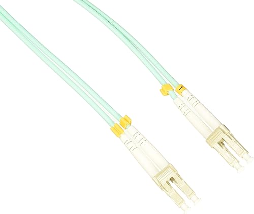 4XFIBERLCLC3M 3M Dúplex LCM50125 Aqua Patch Cable