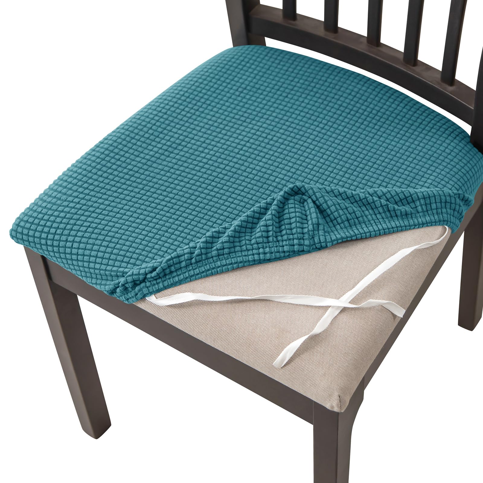 Housses de chaises extensibles en velours chaleureux