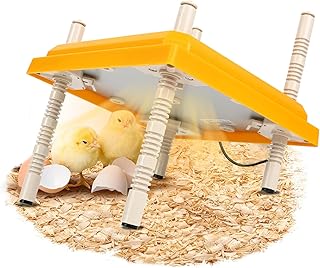 Brooder Heater for Chicks - Chicken Brooder Heating Plate with Adjustable Height (25x25 cm)