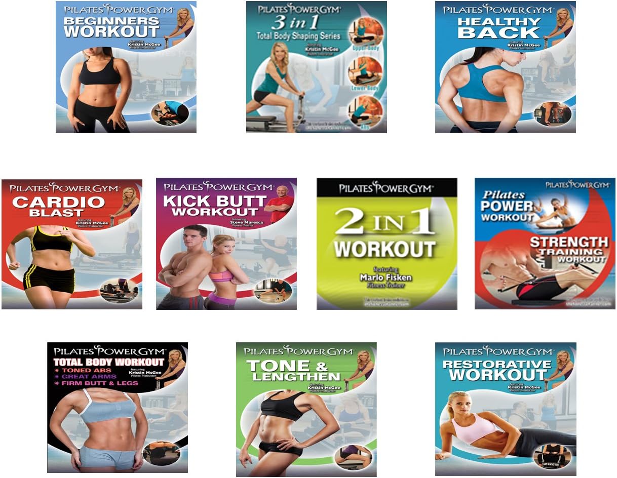 'Extreme' 10 DVD Celebrity Trainer Set Featuring Kristin McGee, Steve Maresca, Marlo Fisken and More