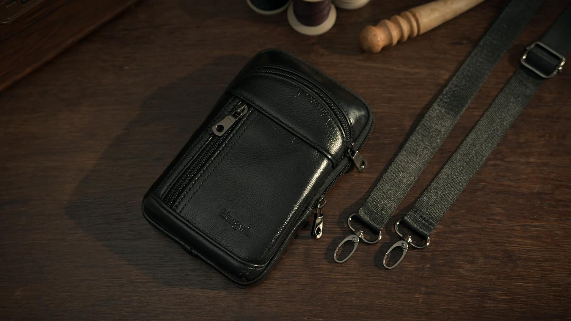 Bandolera Hombre Hengwin Funda Celular Cinturon Riñonera Hombre