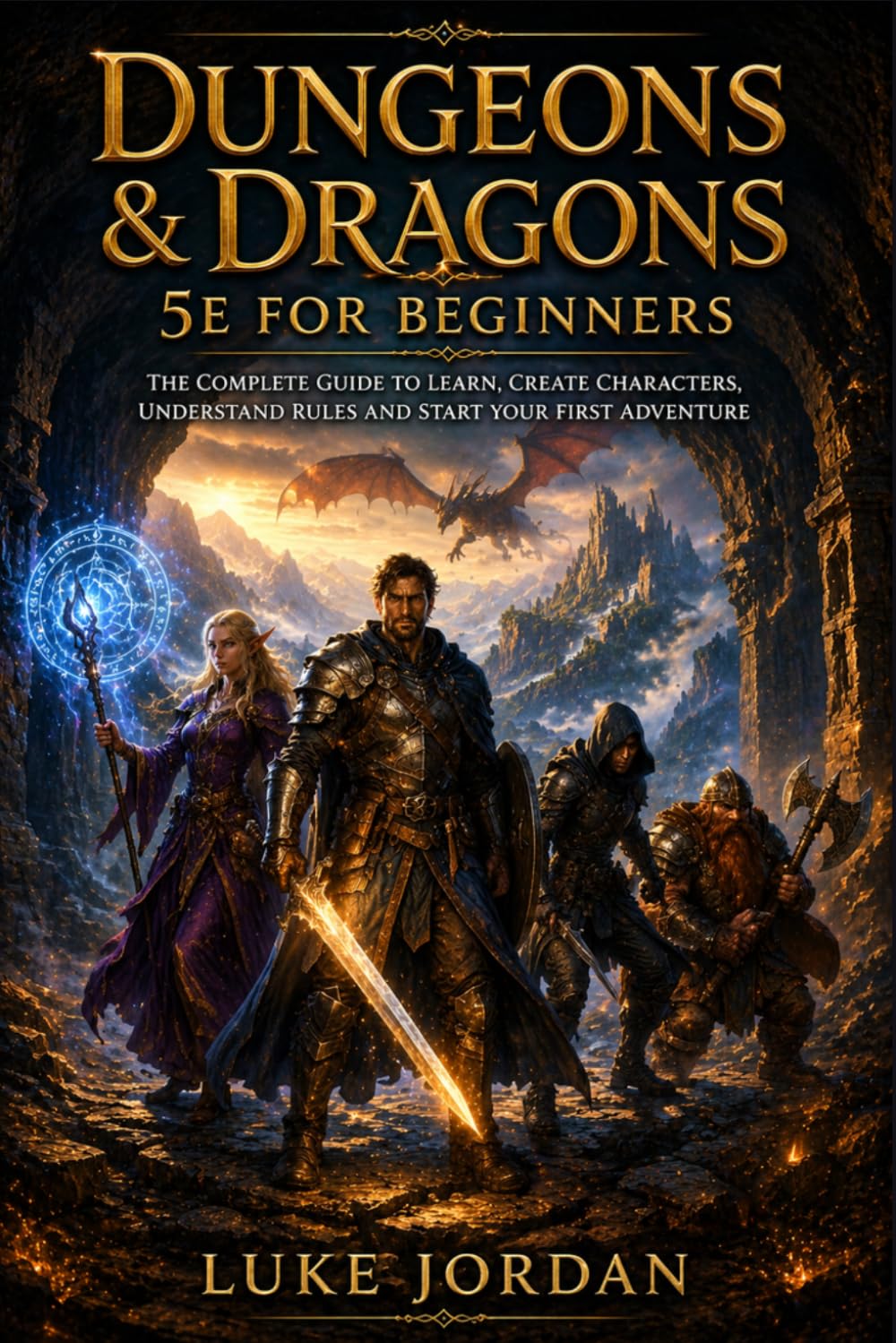 Dungeons & Dragons 5e for Beginners: The Complete Guide to Learn How to Play, Create Characters, Understand Rules and Become a Dungeon Master