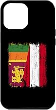 Sri Lanka Austria Half Flag Sri Lankan Austrian Heritage Case for iPhone 12 Pro Max