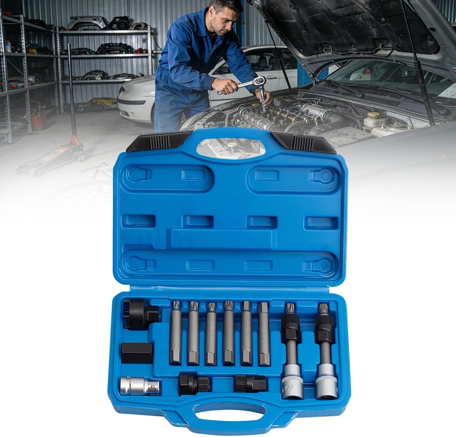 Alternator Flywheel Pulley Removal Tool with Ergonomic Design