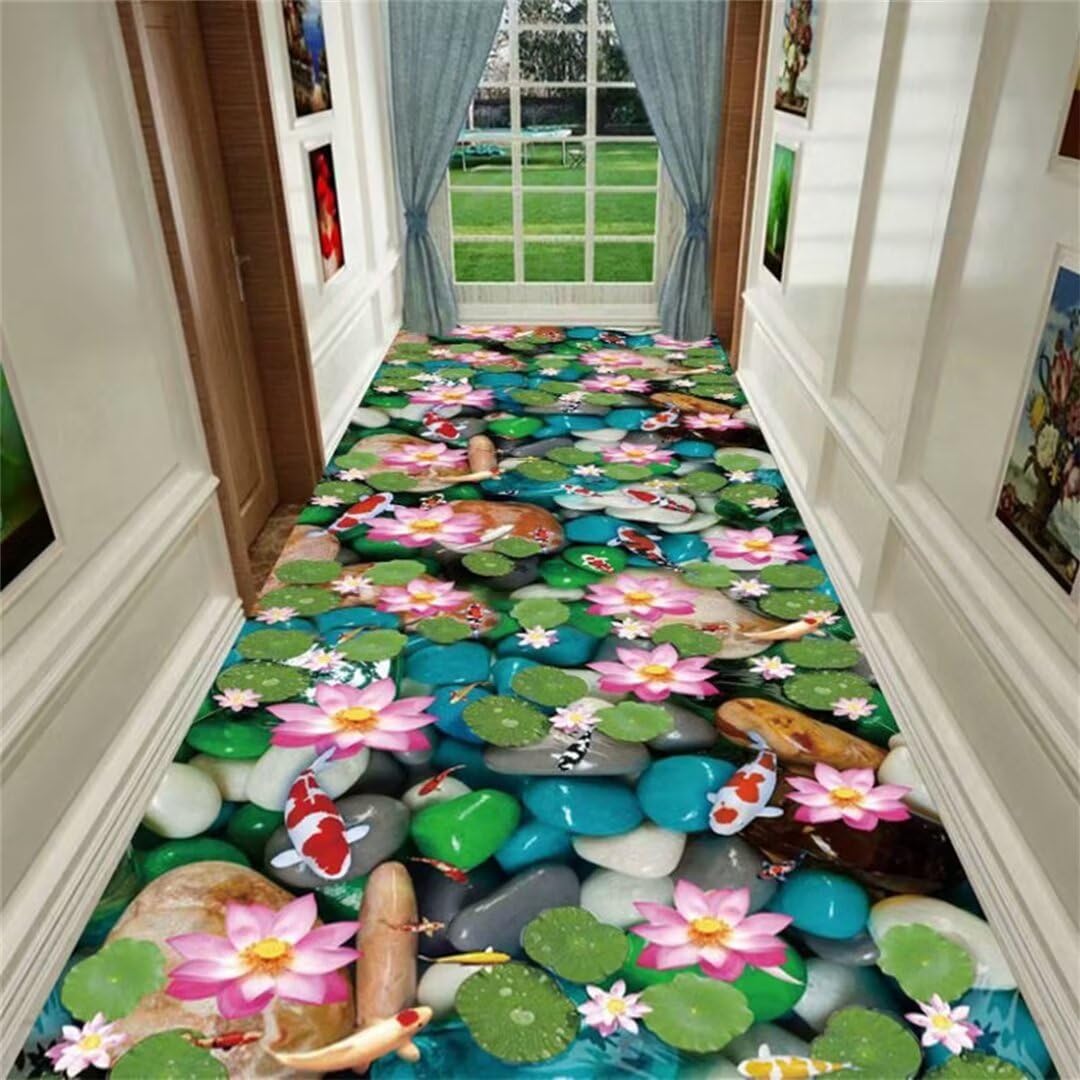 Tapis vert 100x200cm pour bureau et chambre à coucher avec impression 3D