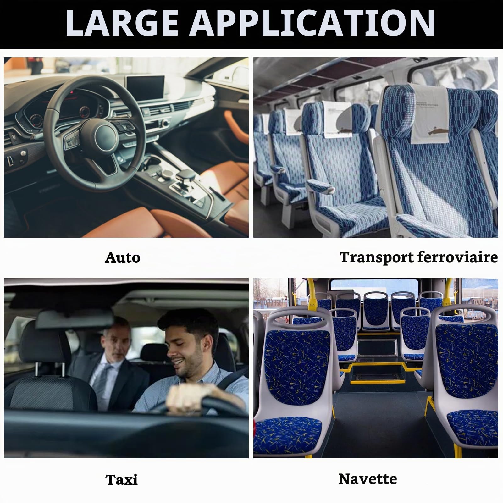 Lot de 100 Housses De Siège De Voiture Jetables en Plastique, 20 G Housse De Siège Voiture Jetables, Housse Plastique Jetable, Imperméables Transparente Housse pour Siège pour Protection Siège Auto