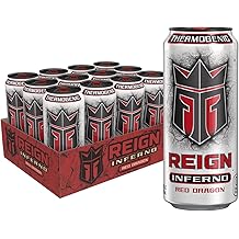 Inferno Red Dragon, Thermogenic Fuel, Fitness and Performance Drink, 16 Fl Oz (Pack of 12)