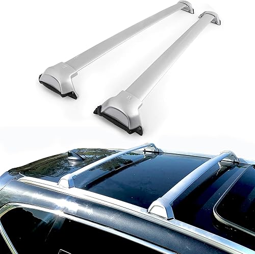 Miniatura 14 de – Portaequipajes para techo, rieles laterales y barras transversales compatibles con Honda CRV CR-V 2017-2022 | Kit de rieles y barras transversales