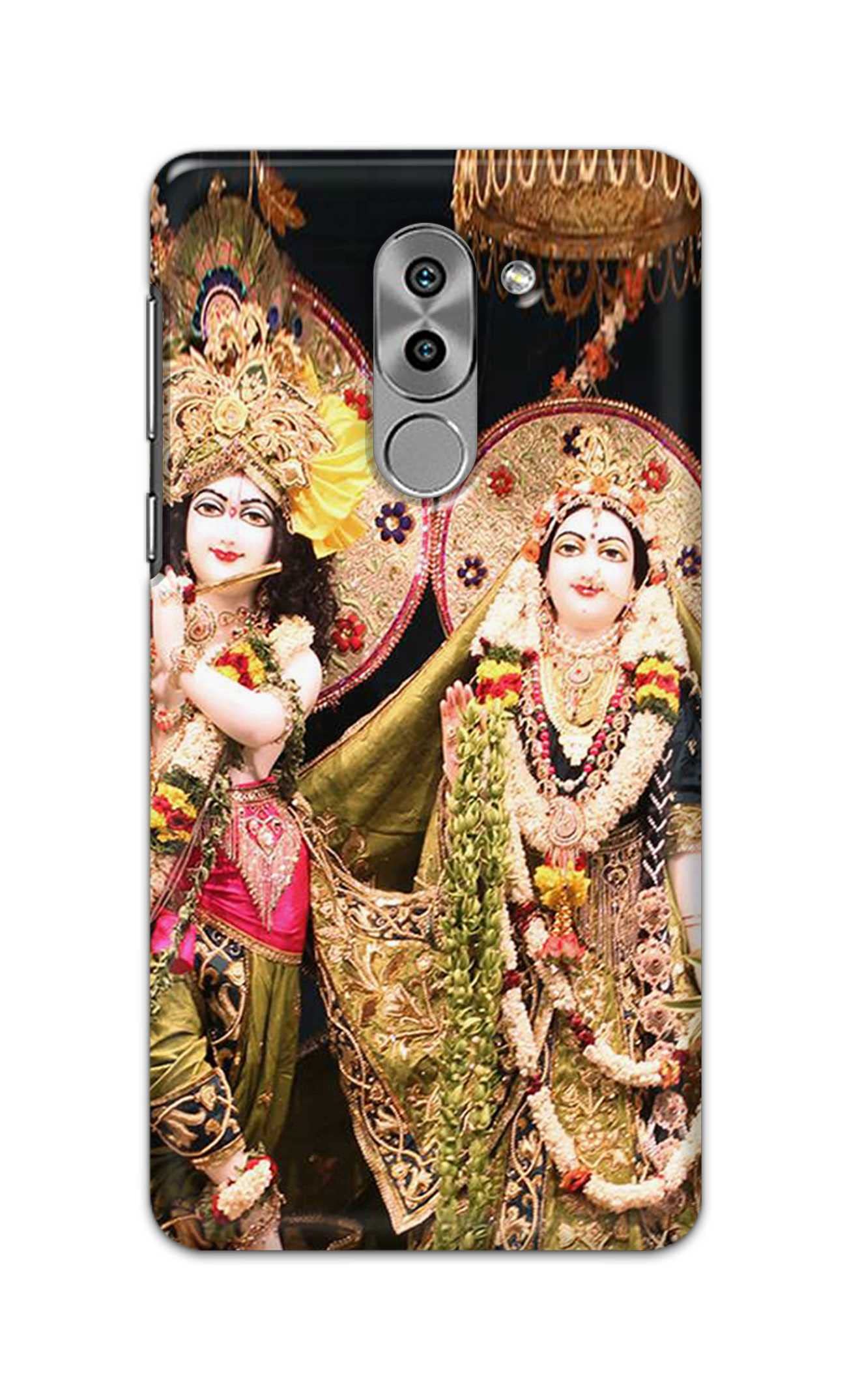 TEMADCASES® Lord Radha Krishna Printed Designer Hard Back Case for Honor 6X / GR5 (2017), BLN-AL10 BLL-L22 BLN-L21 Back Cover -(B2) TEJ1010