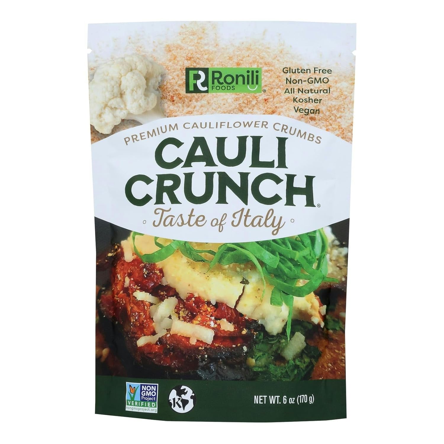 Generic C.auli Crunch Italian Breadcrumbs 6 oz (Pack of 6)